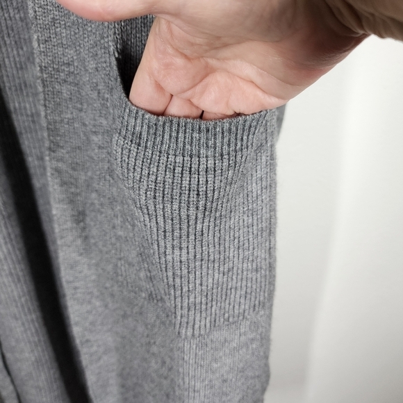 HEARTLOOM LONG LINE OPEN FRONT SWEATER CARDIGAN - Picture 5 of 9